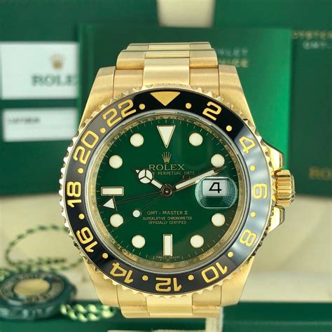 rolex gmt 2 green dial|rolex gmt master ii prices.